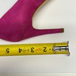 Marc Fisher Woman's Pump Heels 7 Pink Faux Suede Barbiecore Formal Party Photo 10