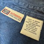 Faded Glory Vintage Denim Button Down Shirt Womens Medium  Top 90s Y2K Blouse Photo 2