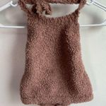 SKIMS NWOT  Rose Clay Cozy Knit Halter Bra Top Photo 4