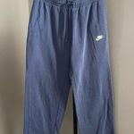 Nike Blue Pull on Sweat Pants Size Medium Photo 0