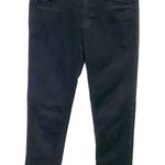 American Eagle  AEO Twill Tomgirl Black Pants Womens 0S Stretch Casual Classic Photo 0