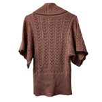 Talbots  Sweater Women Size Small Cowl Neck Short Sleeve Open Knit Cotton Classic Photo 1