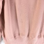 Free Assembly Womens Sweatshirt Top Mock Neck 1/4 Zip Long Sleeve Blush Pink S Photo 1