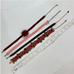 Choker & lariat necklace bundle adjustable Velvet & embroidered fashion jewelry Photo 3