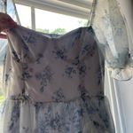 Hazel and Olive  Blue Floral Maxi Dress Photo 1