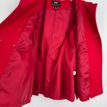 VTG Miss Sixty M60 coat large double breasted peacoat wool blend fit n flare red Photo 8