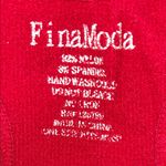FinaModa Fitted Red Tank Top with Scoop Neckline Size undefined Photo 4