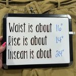 Sans Souci  Women's Size L Wide Leg Cargo Pants Cropped Khaki Pleated High Waist Photo 10