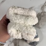 Cuddl Duds NWT Sherpa Lined Lounge Socks Blue Black Stripe Stocking Stuffer XMAS Photo 1