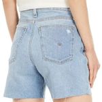 Hudson Jeans  Devon High-Rise Distressed Biker Shorts in Lift Me Up Size 24 New Photo 7