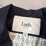 Luella For Target Blue Notch Lapel Three Buttons Lined Blazer Jacket Size XL Photo 6