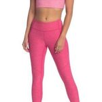 Outdoor Voices  7/8 Warmup Leggings Flamingo Pink Small Textured Compression VEUC Photo 0