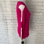 Under Armour women XS fitted heat gear Longsleeve scoopneck top pink/white Photo 5