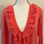 Talbots  | Coral Ruffle Cardigan Photo 4