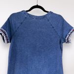 Max jeans Denim Sheath Mini Dress Small Summer Knit Work Party Preppy Boho Soft Photo 6