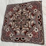 Cynthia Rowley Elegant European Print Scarf Brown Photo 0