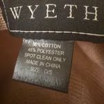 Wyeth Womens Straw Fedora Hat Ribbon Band Beige Summer Beach Sun OS Tan Photo 2