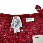 Blue Rain  Red/Blue Paisley Romper Women's Size Small NWT | 15-20 Photo 2