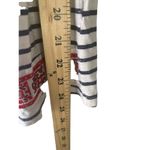 Lucky Brand Size M Boat Neck Red White Blue Striped Top Photo 6