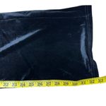 Lulus New  Posh Flair Black Velvet Satin Collared Surplice Jumpsuit Size Medium Photo 14