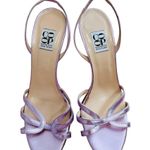 barney's new york Barney’s New York CO-OP 100% leather pink metallic heels sandals NEW Photo 1