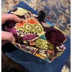 Vera Bradley Pushlock Wristlet PLUM CRAZY Push Lock & Zip Top Zip Inner Pocket Photo 4