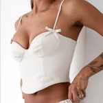 Rumored A Little Dream Corset Top Size Large Cream New Photo 0