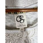 Anthropologie  One September Medium Ivory Crochet Lace Pullover Sweater Photo 1
