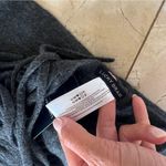 Lucky Brand NWT $80 Dark Gray Fringe Scarf Photo 1