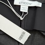 Chico's NWT Chico’s Brigitte Beaded Detail Ankle Slim Leg Pants | Dark Grey | US 4 Tall Photo 6