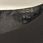 COS  Tunic Top Elegant Black Sleeveless Blouse Size 38 (UK) or 12 (US) Photo 1