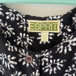 Esprit Vintage  Black and White Floral Romper.  Size 3/4 Photo 2