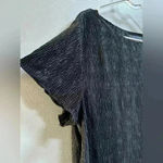 Connected Apparel Vintage 90s  Crinkled Blouse – Black – Women’s Size L Photo 3