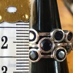 Blue Masoala Sapphire Sterling Silver Ring Size 6 Photo 5