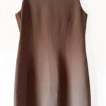 Vintage INC International Concepts Brown Sheath Dress Size 10 Photo 0