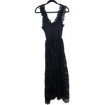 Waimari La Mimosa Dress in Guipure Lace Sz. XS Black Photo 6