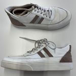 Kaanas  Sneakers Womens 7 White Brown Platform Suede Detail‎ Stripe Side Shoes Photo 0