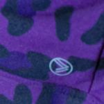 Savvi Geo Bra Animal Print on Purple and Black Cross Strapped Sports Bra Photo 4