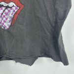 The Rolling Stones Vintage Y2K  Off The Shoulder Band Tee Size Medium Streetwear Photo 5