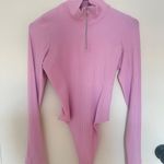 Alo Yoga NWOT  Rise-Up Long Sleeve Bodysuit Sugarplum Pink Size S Photo 0