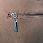 Joy Mangano Brown Bucket Purse Bag Shoulder Purse Triple Compartment u Photo 1