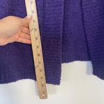 Anthropologie Daily Practice Snuggle Cardigan Purple Plush Lounge Size Medium Photo 7