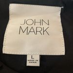 John Mark Jacket Topper Women’s Sz L Black Ruffles 3 Clasp Texture Cardigan Top Photo 7