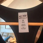 Champion  Black Gold Athletic Tank Top Medium NWT | Activewear Running Workout Photo 3
