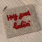 Boutique Beaded Hey Good Lookin Pouch Gameday Clear Bag Card Holder  Photo 1