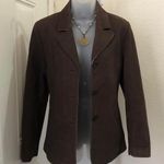 wilson's leather Brown structured boyfriend fit flattering Wilsons Pelle Studio Genuine Photo 0