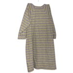 Gap  grey yellow stripes 3/4 sleeve sweater dress  Photo 3