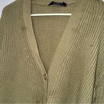 Jenni Kayne  Cotton Cocoon Cardigan Sweater Sage Green Photo 8