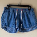 Vintage LUST Flower Power Soft Denim Shorts Multi Size L Photo 0