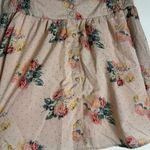 Ally lightweight boho chic flowers pattern skirt size large girly babydoll Photo 3